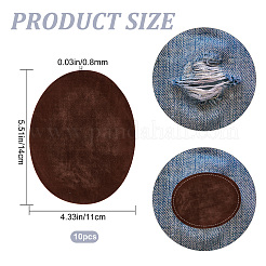Oval Iron on/Sew On Patches&nbsp;DIY-WH0387-21E