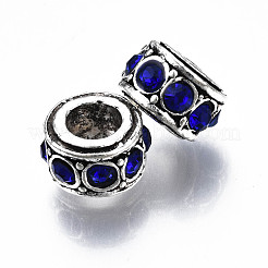 Alloy Rhinestone European Beads&nbsp;MPDL-Q212-001A-RS