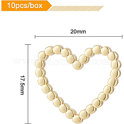 10Pcs Brass Linking Rings&nbsp;KK-BC0004-83