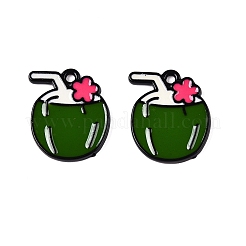 Spray Painted Alloy Enamel Pendants&nbsp;ENAM-T020-23-RS