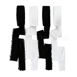 4 Rolls 2 Colors Cotton and Linen Ribbon&nbsp;OCOR-PH0007-06