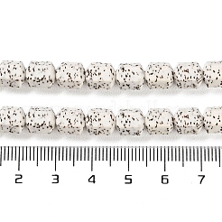 Imitation Bodhi Glazed Porcelain Beads Strands&nbsp;PORC-H011-03