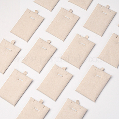 24Pcs PU Leather & Sponge Jewelry Pendant Nceklace Display Cards&nbsp;NDIS-SP0001-03A-03