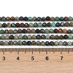 Natural Chrysocolla Beads Strands&nbsp;G-G204-A03-3.5mm