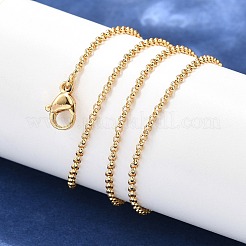 Brass Chain Necklaces&nbsp;X-MAK-L009-10G