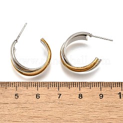 304 Stainless Steel Stud Earrings&nbsp;X-EJEW-O066-03M