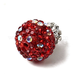 Handmade Polymer Clay Rhinestone Beads&nbsp;CLAY-Z005-01B