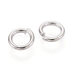 Brass Open Jump Rings&nbsp;X-KK-T014-126P-01