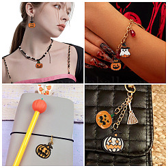 36Pcs 12 Styles Halloween Alloy Enamel Pendants&nbsp;ENAM-TA0003-51