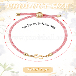 1Pc Adjustable Nylon Cord Slider Bracelets for Women&nbsp;BJEW-LP0001-32S-03