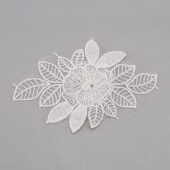 Milk Fiber Lace Embroidery Costume Accessories&nbsp;DIY-WH0019-51