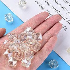 Transparent Acrylic Beads&nbsp;MACR-S373-100-P08