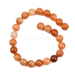 Natural Red Aventurine Beads Strands&nbsp;G-L648-A04-16mm