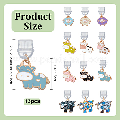 13Pcs Plastic Mobile Dustproof Plugs&nbsp;HJEW-OC00199