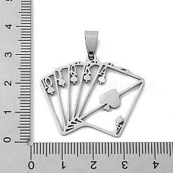 Non-Tarnish 201 Stainless Steel Pendants&nbsp;STAS-B052-03P