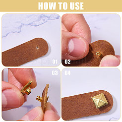 168 Sets 7 Styles Alloy Rivets Nails Set&nbsp;FIND-CA0010-77G