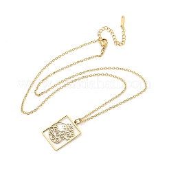 304 Stainless Steel Necklace&nbsp;LS-NJEW-D330-01G-01