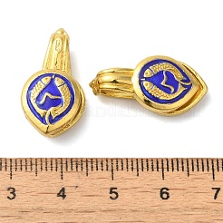 Rack Plating Brass Enamel Buddhist Pendants&nbsp;KK-P276-25G-01