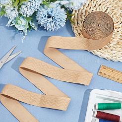 5 Yards Flat Elastic Silicone Non-slip Gripper Tape&nbsp;SRIB-GF0001-60