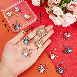 18Pcs 3 Colors Halloween Rack Plating Alloy Pendants&nbsp;FIND-SC0004-23