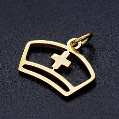201 Stainless Steel Pendants&nbsp;STAS-T046-JA368-2