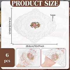 Polyester Embroidery Placemat&nbsp;AJEW-WH0314-710B