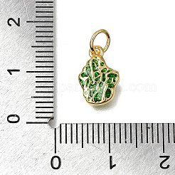 Brass Enamel Pendants&nbsp;KK-G605-16G-03