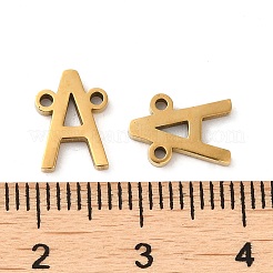 26Pcs Ion Plating(IP) 304 Stainless Steel Connector Charms&nbsp;STAS-C081-01G