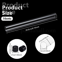 Transparent PC Plastic Bead Storage Tubes&nbsp;AJEW-WH0596-947E