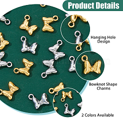 20Pcs 2 Colors 304 Stainless Steel Charms&nbsp;STAS-HS0001-88