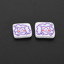 Handmade Polymer Clay Cabochons&nbsp;CLAY-N006-140
