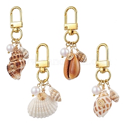 Natural Shell Pendant Decorations&nbsp;HJEW-JM03000