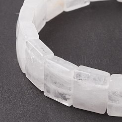 Natural Quartz Crystal Stretch Bracelets&nbsp;BJEW-F406-B23