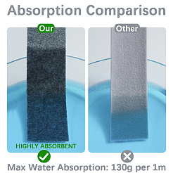 Self-Adhesive Felt Tape&nbsp;DIY-CP0014-02A-02