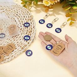 20Pcs Alloy Enamel Pendant Decorations&nbsp;HJEW-MA00044