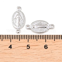 Brass Oval with Virgin Connector Charm&nbsp;KK-Z146-31P