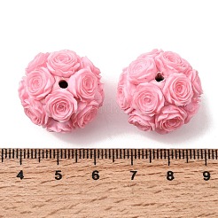 Opaque Acrylic & Rhinestone & Resin Beads&nbsp;OACR-D039-05