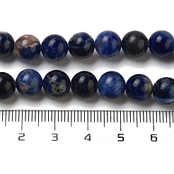 Natural South Africa Sodalite Beads Strands&nbsp;G-S259-35-8mm