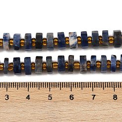 Natural Sodalite Beads Strands&nbsp;G-F796-A10-01