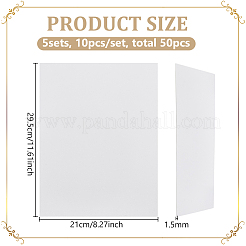 10Pcs Drawing & Painting Blank Cardboard Boards&nbsp;AJEW-WH0248-949A