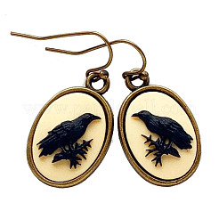 Alloy Enamel Dangle Earrings&nbsp;FS-WGA17FA-01