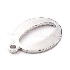Non-Tarnish 304 Stainless Steel Charms&nbsp;X-STAS-H112-O-P