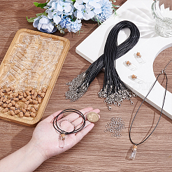 60Pcs Waxed Cotton Cord Necklace Making Kits&nbsp;MAK-UN0001-73