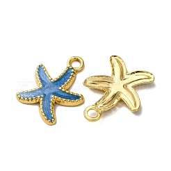 304 Stainless Steel Enamel Pendants&nbsp;X1-STAS-L299-19G-05
