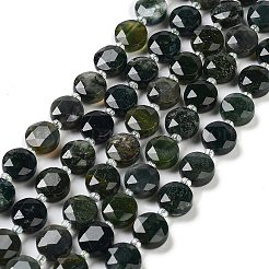 Natural Moss Agate Beads Strands&nbsp;G-NH0010-C01-01