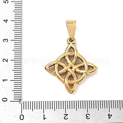 304 Stainless Steel Pendants&nbsp;STAS-D207-03G