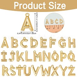 26Pcs 26 Styles Brass Pendants&nbsp;KK-SZ0003-65