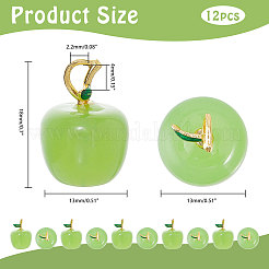 12Pcs Handmade Lampwork Pendants&nbsp;LAMP-CA0001-13A