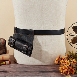 PU Leather with Alloy Waist Fencing Sheath&nbsp;AJEW-WH0419-05B