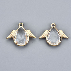 Faceted Glass Pendants&nbsp;X-GLAA-S191-001D-G-NR